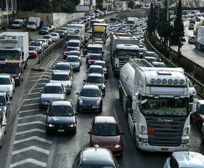 Τροχαίο Στο Κηφισό Δημιουργεί Προβλήματα Στην Κυκλοφορία