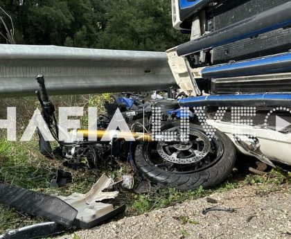 Τραγικό τροχαίο δυστύχημα με θύμα 68χρονο Καναδό δικυκλιστή στην Ηλεία